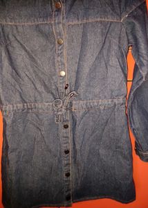 Denim Dress Buttoned