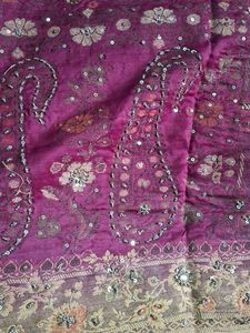 Benarasi Saree With Full Hand Embroidery Worh