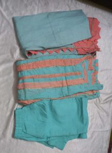 Patchwork 3 PC. Party Wear Suit