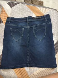 Denim Short Skirt