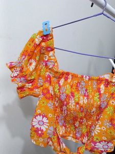Floral Crop Top