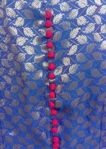 Silk Dress With Net Dupatta