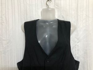 Black Wool Waistcoat
