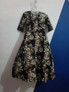 Buy Myshka Women Black &amp;Green Floral Print