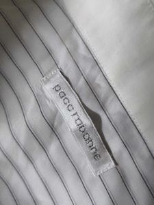 Paco Rabanne Men White Striped Casual Shirt