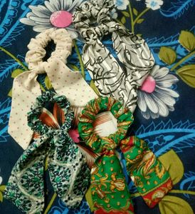 "Korean Style Elegant Hair Scrunchy – Soft &amp; Comfo