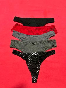 H&M Thong Combo (5pcs) size S