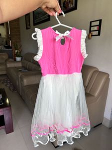 Cute Pink &amp; White Dress