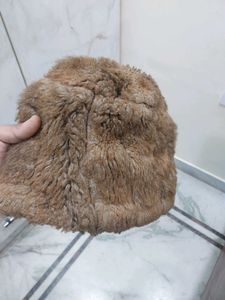 Fuzzy Brown Hat