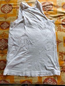 White Cotton Inner Vest (85cm)