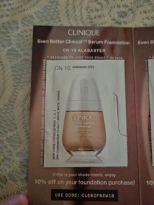 Clinique Foundation Sample