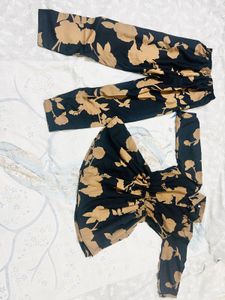 Floral Print Two-Piece Set