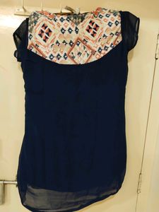 Navy Blue Top