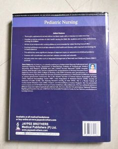 Pediatric Nursing Book (As per INC syllabus)