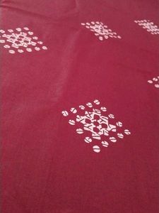 Batik Dark Brown Cotton  and White 🤍 Color Su