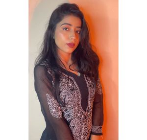 Black Embroidered Sheer Top