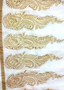 Gold Embroidered Fabric