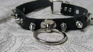 black goth choker