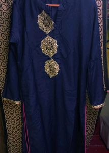 Blue Straight Kurti