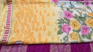 Floral Print Saree