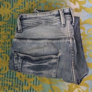 Blue Acid Wash Jeans