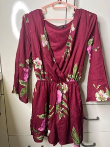 Burgundy Jumpsuit