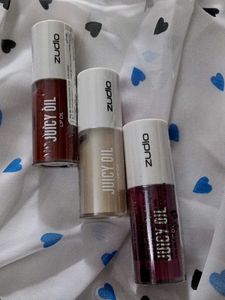 COMBO OF 3 ZUDIO LIP GLOSS.