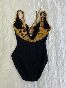 Leopard Print Swimsuit 10-12 yes