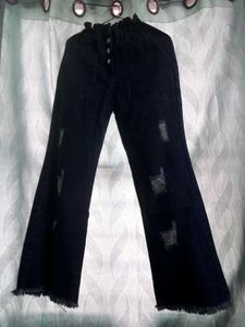 Navy Blue Flared Denim Jeans💙