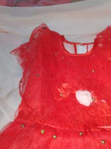 Cute Red Tulle Dress