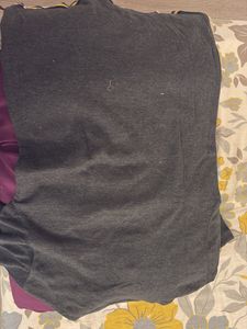 Gray Polo with Yellow Accents