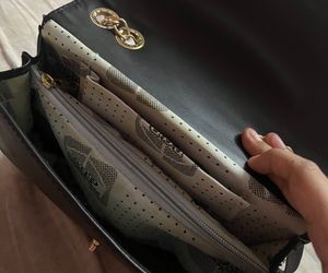 Black Quilted Gold Chain Bag