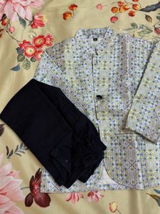 Boys Ethnic Jacket & Pant Set