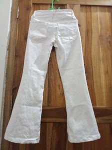 White Flared Jeans