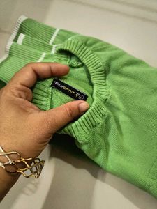 Team Spirit Green Crewneck Sweater