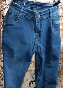 Classic High-Waisted Skinny Fit Denim Jeans