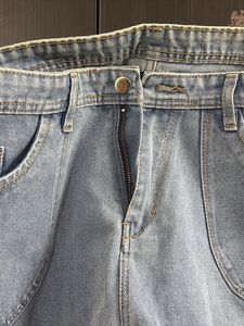Light Wash Cargo Jeans