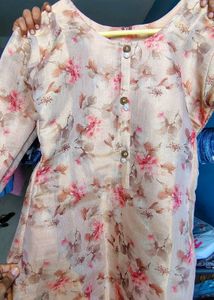 Floral Print Tunic - Size XL