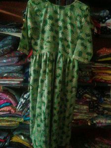 Green Embellished Maxi Dress