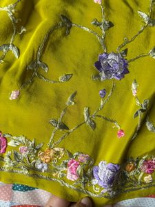 Pure Crepe Parsi Gara Saree