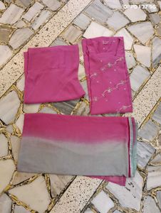 PURE CREPE SUIT SET