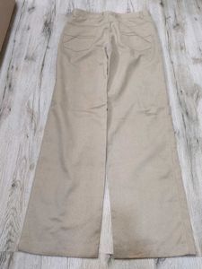 Khaki Colour Tailoired Wide Leg Pant