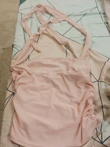 Halter Neck Pink Top