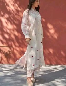 Elegant White Kurta Set