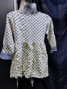 Short kurti with tie up details