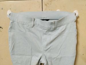 Light Blue Slim Fit Trousers – Size S