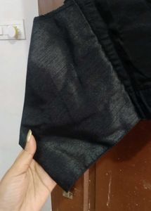 Black Halter Blouse