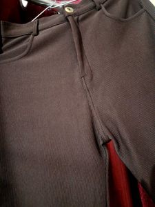 Korean Brown Ribbed Knit Pants🤎🔥🌟