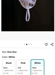 Men&#39;s White Lace G-string Thong