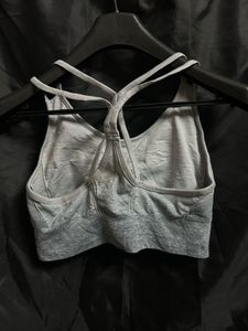 Gray Sports Bra